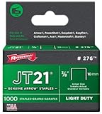 Arrow Fastener Co.100cm JT21 Staples 276