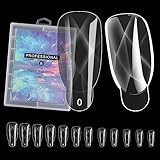 COLORBIRD ネイルチップ 長さ出し 宝石ネイル フォームチップ 120枚 全17種類 ショート (ラウンドSダイヤ)