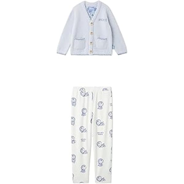 ドラえもん ジェラピケ　ジェラートピケ　ベビモコジャガードロングパンツ ドラえもん】【レディース】ベビモコジャガードロングパンツ(ロング