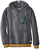 MLB Oakland Athleticsファッションプルオーバーフード L グレイ