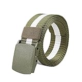 [VCRYHEG] ベルト メンズ メンズベルト 軽量 調整可能 学生 自衛隊ベルト ベルト 穴なし カジュアル