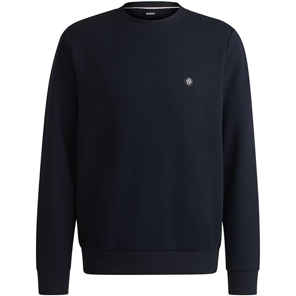 【BOSS】美品 モノグラムディテール ジップアップ スウェットシャツ メンズ Amazon.co.jp: [BOSS] [ボス] ミックスマテリアル モノグラム