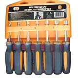 IIT 62035 Hollow Shaft Metric Nut Driver Set, 7-Piece [並行輸入品]