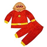 アンパンマン ベビー なりきり 変身 スーツ パジャマ 男の子 女の子 ばいきんマン ドキンちゃん ap-narikiriset 90cm アンパンマン