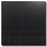 有孔ボード黒ハーフ(4ミリ厚ｘ横900ミリｘ縦900ミリ) 穴径5ミリ穴ピッチ25ミリ　1枚入