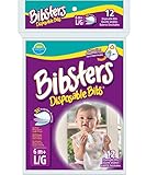 Bibsters Disposable Bibs, Large by Bibsters