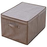 山善(YAMAZEN) クローゼット用収納シリーズ 収納ボックス 深型L フタ付き YTC-CLB-FL