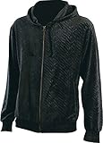［シンメン］SHINMEN【エンボスベロアパーカー】（ストレッチ・制電加工・秋冬用）《006-0973》 (M, 06-ブラック)