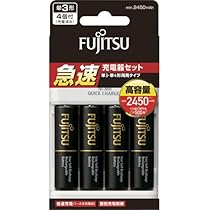 Amazon | 富士通 充電式ニッケル水素電池 単4形 高容量タイプ