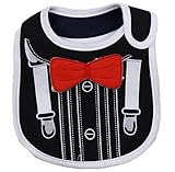 Taurau.C 三層 コットン 防水 ベビー スタイ よだれかけ ビブ T-shirt