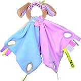 Doudou et Compagnie Tatoo DC2663 Wrist Comforter Soft Toy Mauve by Doudou et Compagnie