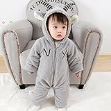 Ruibaolai 柔らかい　ベビー キッズ用 ファション カバーオール ロンパース 着ぐるみ キッズコスチューム 子供 男の子 女の子 出産 祝い パジャマ 防寒着 スウェット ベビー服　パーティー