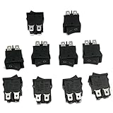 10 units of RS601D ROCKER SWITCHES 6(4)A 250VAC 6A/125A 250VAC rocker SWITCH