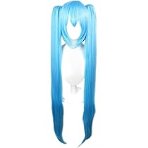 Amazon.co.jp: 初音 ミク 青色コスプレウィッグ プロジェクト