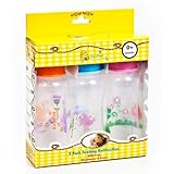 母乳実感 哺乳びん プラスチック製 アニマル柄 240ml 0ヵ月から Feeding Bottle Bay Bee BPA-Free 8 Oz Pack 3.