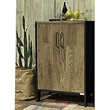 キャビネット 本棚 木製 ヴィンテージ 幅60 おしゃれ 収納 扉付き 棚付き 棚 4段 ビンテージ モダン