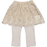 2016年 秋冬 UZULAND ウズランド ダンガリー 花刺しゅう スカッツ ベージュ◇95cm