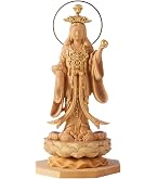 Amazon.co.jp: 極小仏 吉祥天立像－11cm浄瑠璃寺型（木製：ツゲ 金泥