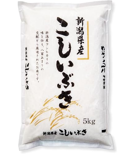 Amazon.co.jp: [精米] 新潟県産 こしいぶき 5kg 白米 新潟辰巳屋 令和7