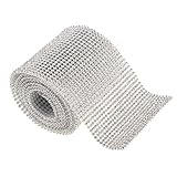 Baosity お買い得！　ラインストーン　輝く　折り曲げ可能　人工　ロール　リボン　多用途　装飾品　多場合