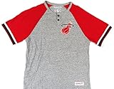 Miami Heat Mitchell & Ness半袖TシャツグレーLサイズ