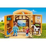Playmobil Pony Stable再生ボックスギアアパレルおもちゃ、2017クリスマスおもちゃ