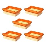 QHALEN Stihl Fs120 Fs200 Fs250 Fs300 Fs350 Fs400 Fs450用エアフィルタークリーナーストリングトリマーブラシカッター（サイズ：3-7/16"X 2-3