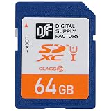 オーム電機 SDXCメモリーカード 64GB 高速データ転送 PC-MS64G-K 01-3054 OHM