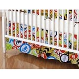 SheetWorld - Crib Skirt (28 x 52) - Traffic Signs - Made In USA by sheetworld