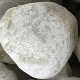 これは最高　真っ白なホワイト化粧砂利　20ｋｇ (ゴロタ　100ｍｍ－150ｍｍ)