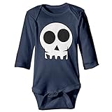 NINKI ベビー服 ハッピーハロウィン 悪魔 長袖 ロンパース 6ヶ月~24ヶ月 100%コットン 出産祝い Size 6 M ライトブルー