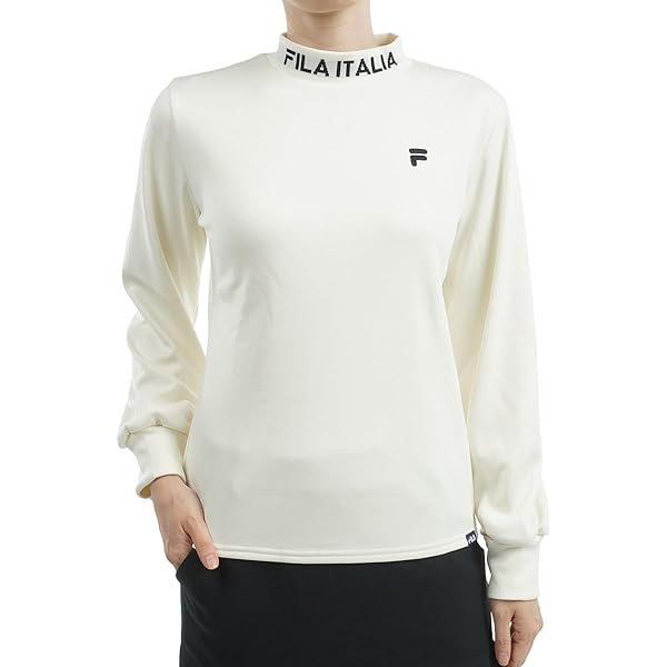 Amazon.co.jp: フィラ 長袖モックネックシャツ レディース 794560