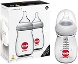 Joovy Boob Baby Bottle PPSU - Grey - Unisex - 2 ct by Joovy [並行輸入品]