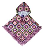 キャピー CAPPY フードスクエアポンチョ(ピンク)/S PON0017