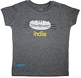 Indie T-Shirt - Heather Gray (Size 4T) [並行輸入品]