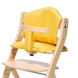 大和屋 すくすくプラス チェアクッション ドットイエロー すくすくチェアプラスとすくすくチェアスリムプラスの両方に使える専用のチェアクッション