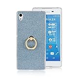 Aireratze(TM) Sony Xperia Z4 ケース　TPU　携帯電話用 [USBケーブルは無料です]　柔軟　耐震　弾力有り　薄型　スマートフォン保護ケース　脱着簡単 ブルー
