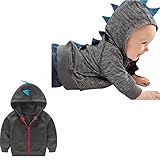 男女兼用　恐竜　フード付き　コート/アウター/上着　ベビー服　男の子　赤ちゃん服　幼児　子供服　女の子 長袖　4サイズ　キッズ服　満月/出産祝い/プレゼント70CM－80CM－90CM－100CM（0