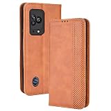 Xiaomi Black Shark 5 5G ケース【MARR】 スマホケース 手帳型 シンプル カバー 手帳型ケース Black Shark 5 5G 高級PU レザー カバー カードポケット 手作り スタンド機能付き 全面保護 マグネット 吸着 （ブラウン）