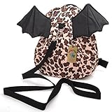 Babyhugs? Kids Walker Safety Harness Back pack with detachable Reins - Leopard Batwings by BabyHugs