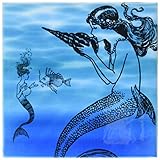 TNMPastPerfect Fantasies – Mermaids – タイル 4-Inch-Ceramic ct_151852_1