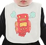 Robot ネクタイを有する有機ビブ Medium