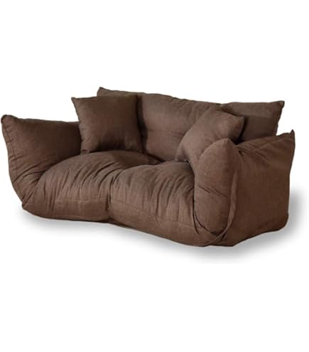 Amazon｜無印良品 リクライニング フロアソファ 2シーター ブラウン