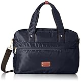 [ラナ] Rana ボストントートバッグ 2WAY無地 1608-4237 コン (ネイビー)