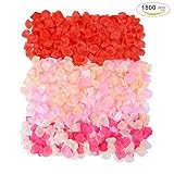 Rose Petals Coxeer 1800Pcs Flower Petals Artificial Petals Flower Petals Decoration Petals for Weddi
