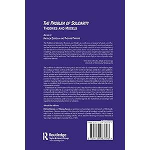 The Problem of Solidarity: Theories and Models
