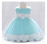 WIN 供ドレス ノースリーブ ベビードレス フォーマル 女の子 女児ワンピースプリンセスドレスキッズ服 入園式 七五三 結婚式お宮参り セレモニー フラワーガール ドレス お嬢様 (70cm, グリ