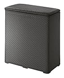 Kleine Wolke ランドリーボックス ヴェッシュビボーイ ブラック 5067948860