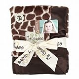 マイブランキー / アニマル ラグゼ ブランケット (3/BROWN/CREAM GIRAFFE/Brown） [並行輸入品]