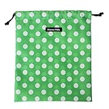 ハンナフラ(Hanna Hula) 消臭巾着 Mサイズ ポルカグリーン
